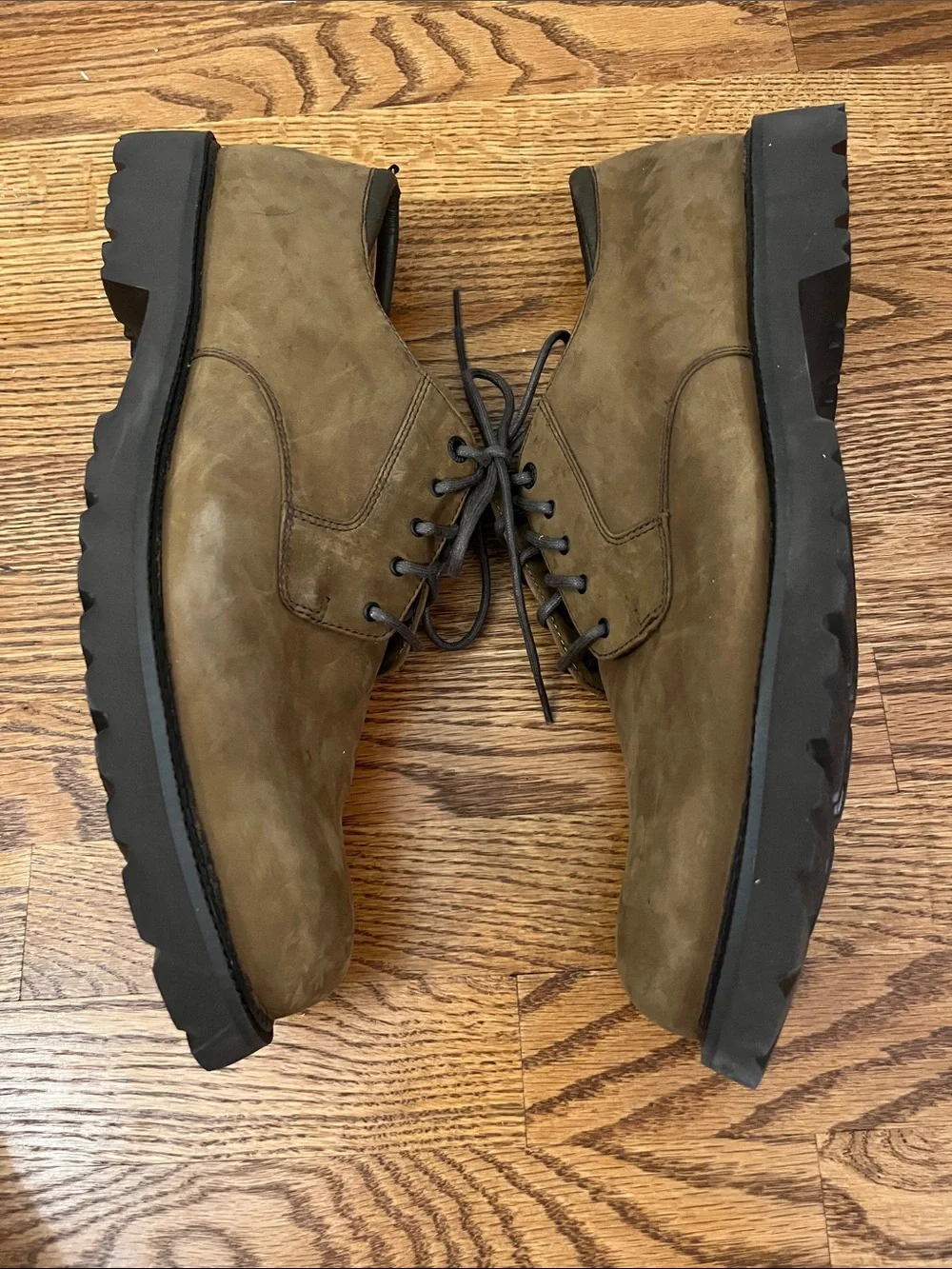 Rockport Waterproof Men's Brown Suede Shoes, Size 15 Style ME4119
